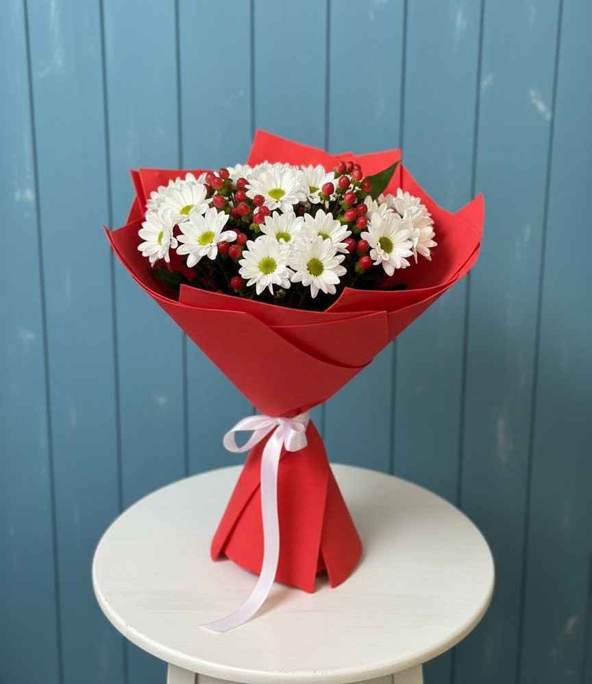 Букет цветов из: Хризантемы в Чашниково