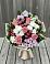 Букет цветов из: Альстромерии, Гвоздики, Розы и Хризантемы в Чашниково