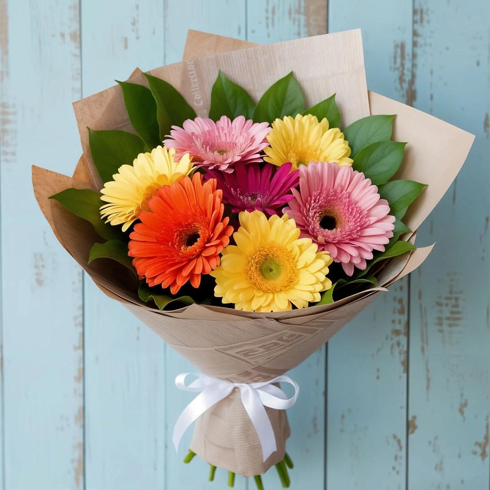 Букет цветов из: Герберы в Чашниково