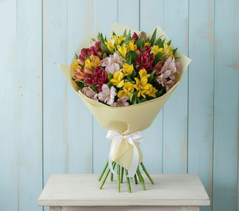 Букет цветов из: Альстромерии в Чашниково