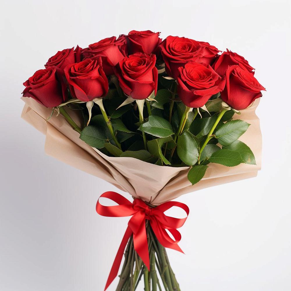 Букет 11 Красных роз Эдлесс Лав в Чашниково
