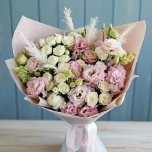 Букет цветов из:  Альстромерии и Розы в Чашниково